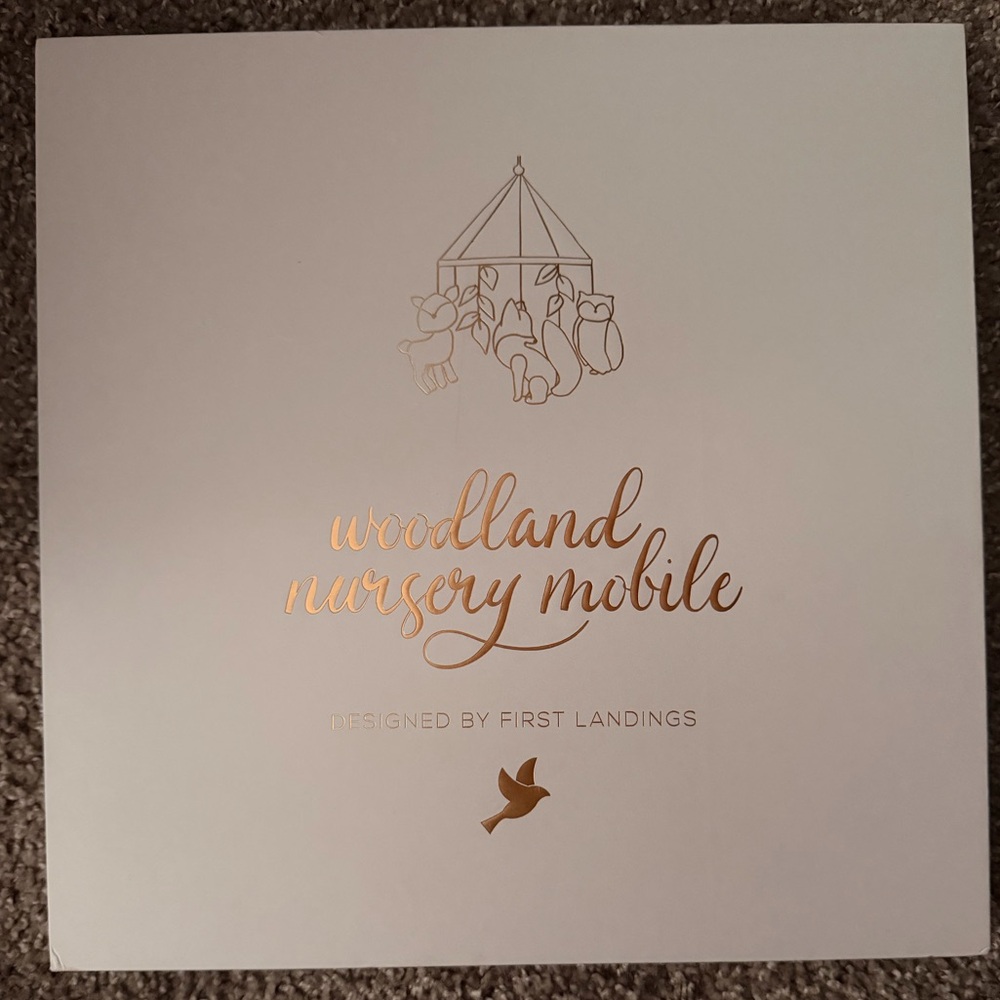 First Landings Baby Mobile for Crib - Forest Animal Nursery Mobiles